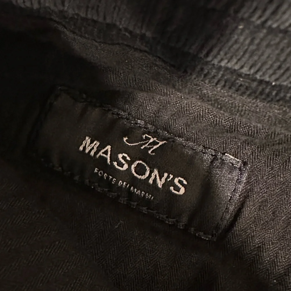 Mason's Forte Dei Marmi Men’s Black Corduroy Chile Jogger Cargo Pants Size52 NWT